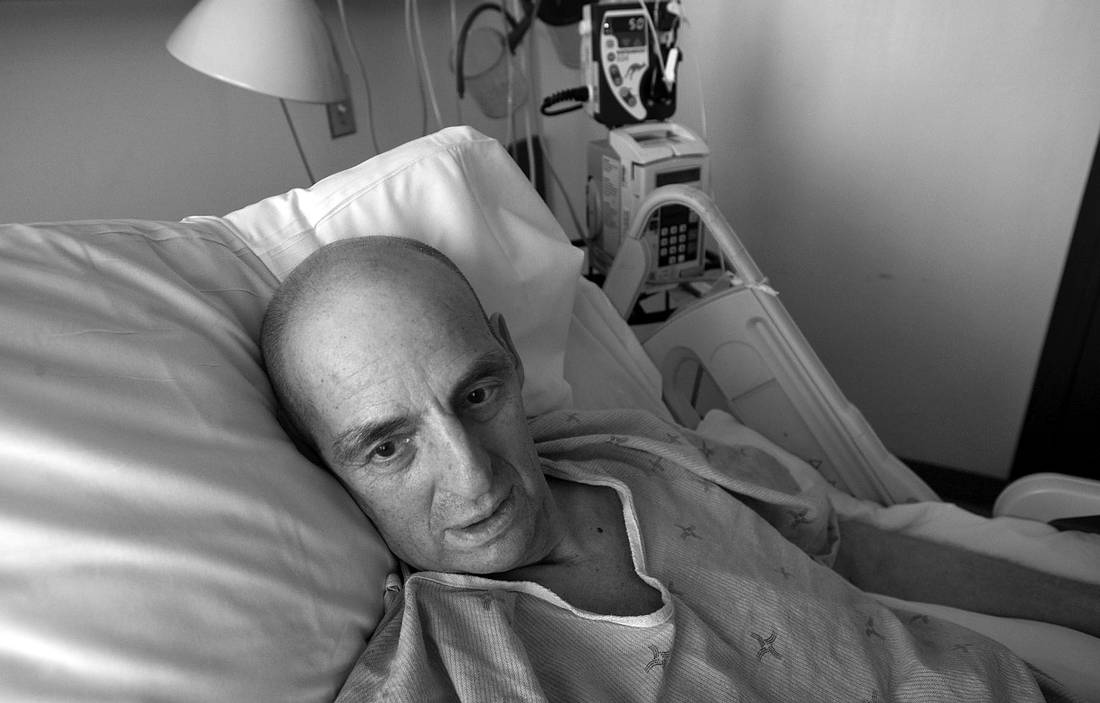 Lyle Cassidy, age 64 from Stettler, Alberta, is seen at Toronto General Hospital after having his lung removed from a result of being diagnosed with mesothelioma, a cancer exclusively associated with exposure to asbestos. Cassidy was diagnosed in December 2013 and was exposed to asbestos when working in construction and at a power plant in the 1970's. 