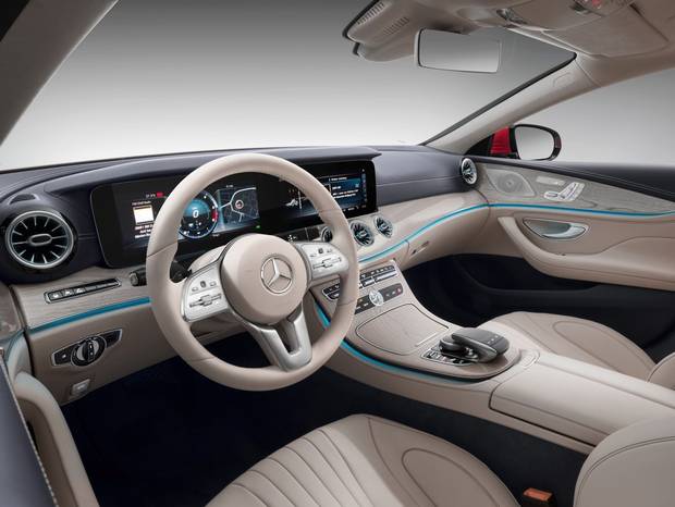 The interior of the of the Mercedes-Benz CLS 450 4MATIC.