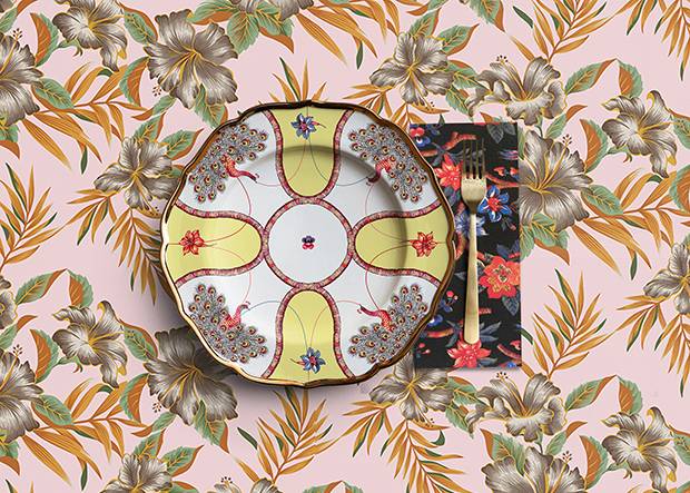 Tableware from La Double J in collaboration with Bitossi Home.