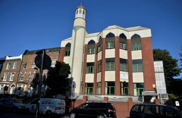 A general view of the Finsbury Park mosque.