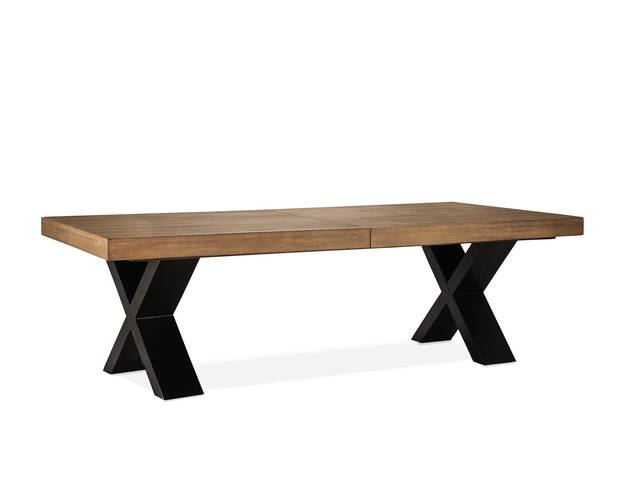 Navarro extendable dining table, $4,495 at Williams-Sonoma Home (www.wshome.com).