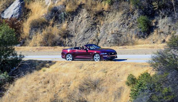 The new Mustang comes with a choice between the 460-horsepower, 5.0-litre V-8 or 2.3-litre four-cylinder EcoBoost.