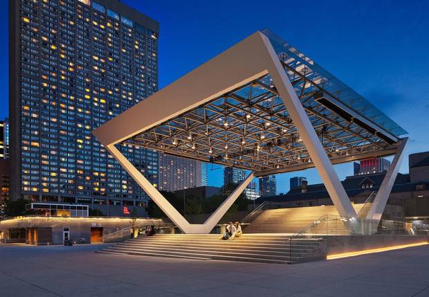 The Governor General’s jury honoured three projects in Toronto with a strong bent toward the public realm, including the revitalization of Nathan Phillips Square.