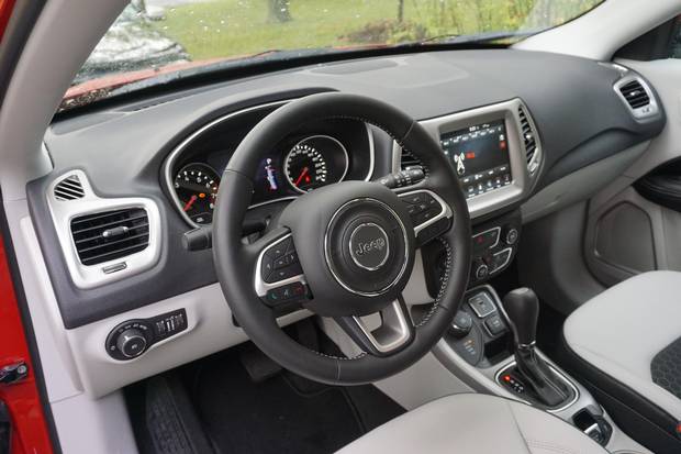 The Compass has a lively, connected steering feel.