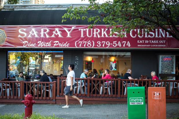 Saray Turkish Cuisine restaurant in Vancouver