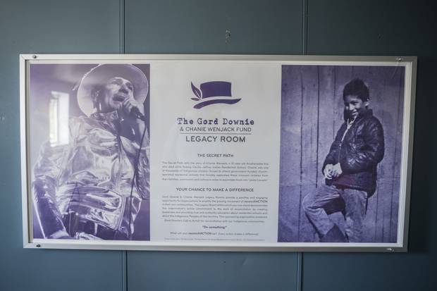 The ship’s legacy room, named to honour Tragically Hip frontman Gord Downie, plays host to cultural events about reconciliation with Indigenous peoples.
