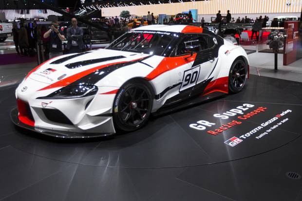 Toyota GR Supra Racing concept car.