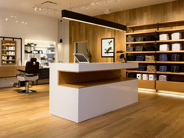 A Frank & Oak boutique in Montreal.
