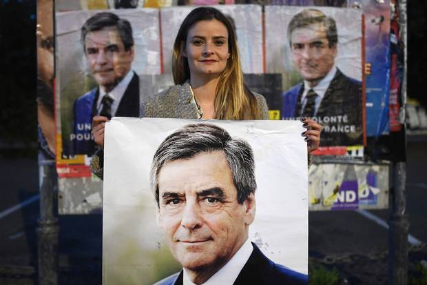Rennes: Nolwenn is a supporter of candidate François Fillon.