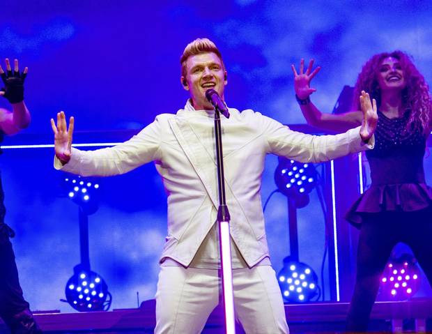July 9, 2017: Nick Carter of the Backstreet Boys performs in Quebec City.
