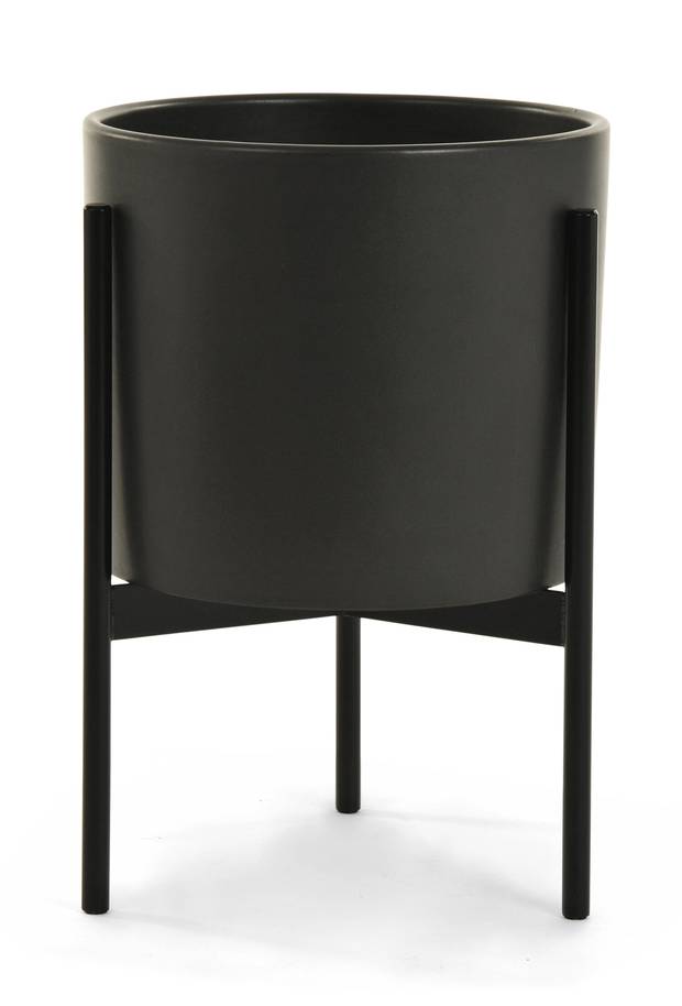Case Study cylinder plant pot with stand by Modernica, starting at $279 at The Modern Shop (www.themodernshop.ca).