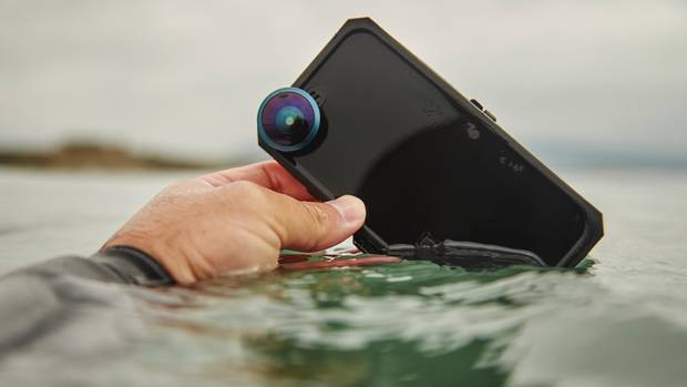 The Hitcase Pro is 100-per-cent waterproof and drop-proof.