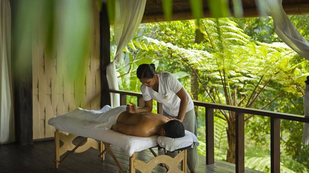 Treatment at the Kedara Como Shambhala Estate in Ubud, Bali. Balinese massage involves more pressure-point and deep-tissue work than other methods.