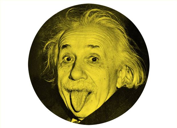 Albert Einstein, seen on his 72nd birthday on March 14, 1951.