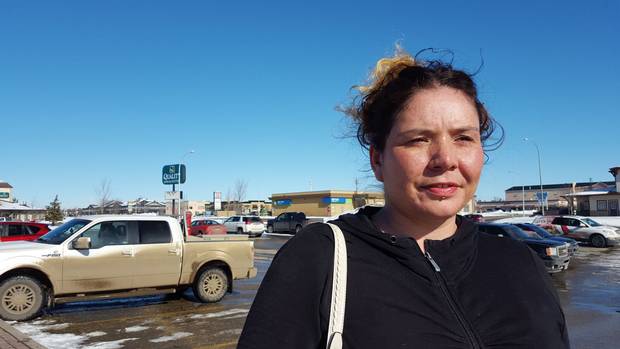 Crystal-Dawn Dolen, 34, is planning to leave Alberta for B.C.