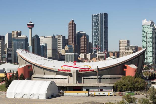 Debate about whether to bid for the 2026 Winter Olympics comes as the city also considers whether to replace its iconic Saddledome arena.
