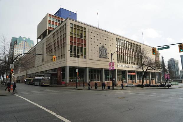 The Canada Post office downtown is a thriving film studio right now, but will be redeveloped. It has a helipad on the roof that film companies use for shoots.