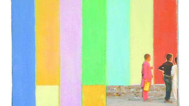 Francis Alÿs Untitled (color bars) 2011-2012