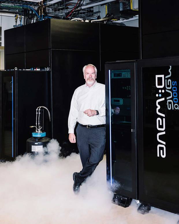 CEO Vern Brownell leans on D-Wave’s quantum computer