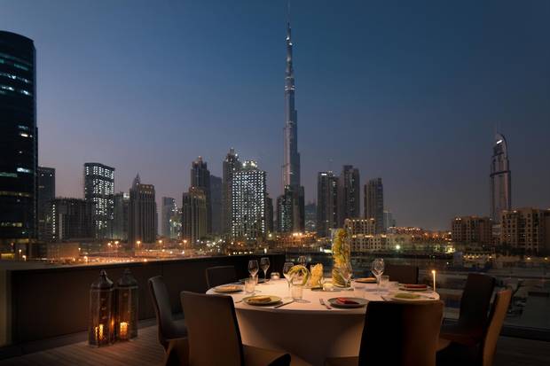 Renaissance Downtown Dubai. Morimoto Terrace.