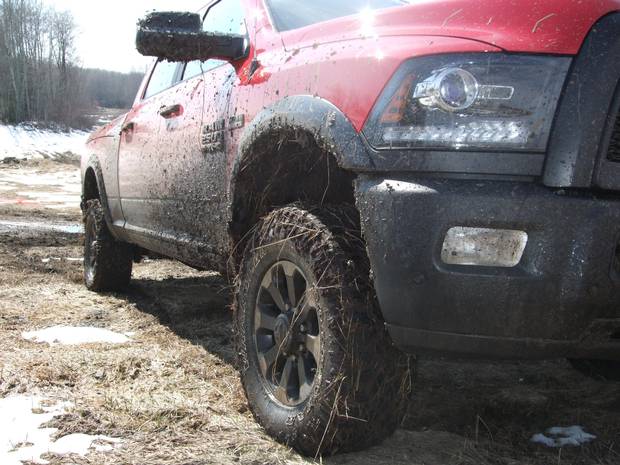 Agile suspension and plenty of power makes the Power Wagon a great off-road truck.