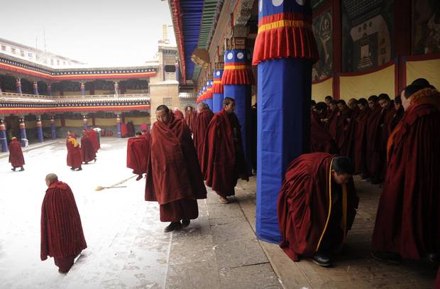 Tibetan Buddhist monks and nuns are known to practice tummo meditation, which is believed to create 