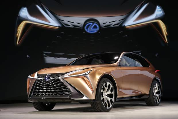 The Lexus LF-1 Limitless concept crossover vehicle is displayed at the North American International Auto Show in Detroit, Michigan, U.S., January 15, 2018.
