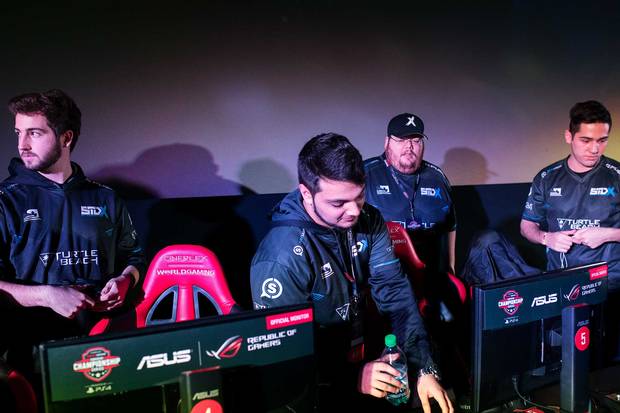 Cineplex is diversifying away from movies with an upscale entertainment complex and a new eSports unit that hosts tournaments for top earning gamers like John Bruno (left)