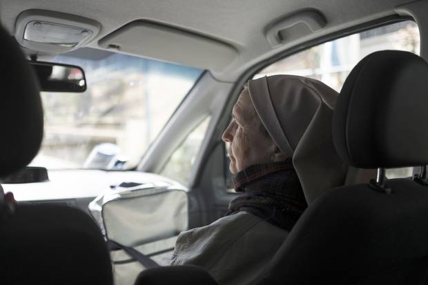 Sister Valeria Gandini makes her rounds to visit women forced into sexual slavery.