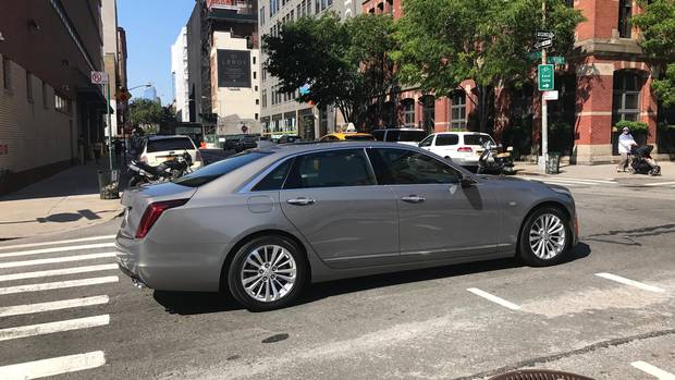 Targeting consumers on the West Coast and in China, the CT6 allows up to 50 kilometres of driving on an electric charge before the gasoline engine takes over.