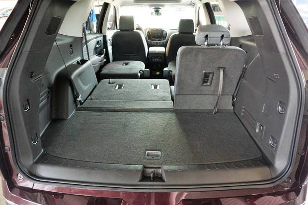 Interior space has been significantly increased – most notably in the third row, where there’s a plethora of storage bins and compartments.