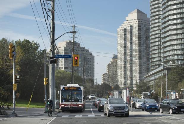 The neighbourhood near Lake Shore and Park Lawn has grown rapidly over the past 10 years, putting pressure on transit infrastructure and creating a need for more retail space.