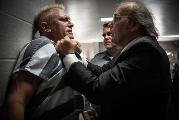 Daniel Craig and Dwight Yoakam in Logan Lucky, an Entertainment One release.