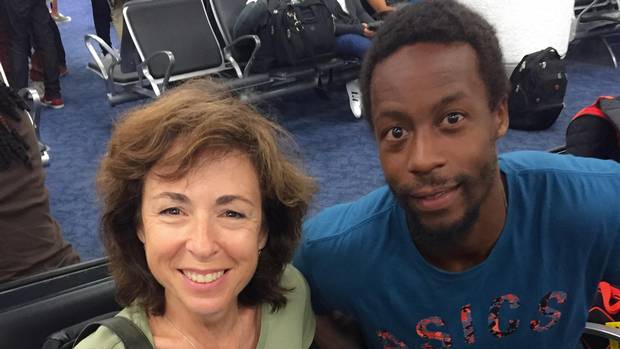 Globe and Mail reporter Ingrid Peritz bumped into tennis star Gaël Monfils in Miami while on her way to the Olympic Games in Rio de Janeiro this past summer.