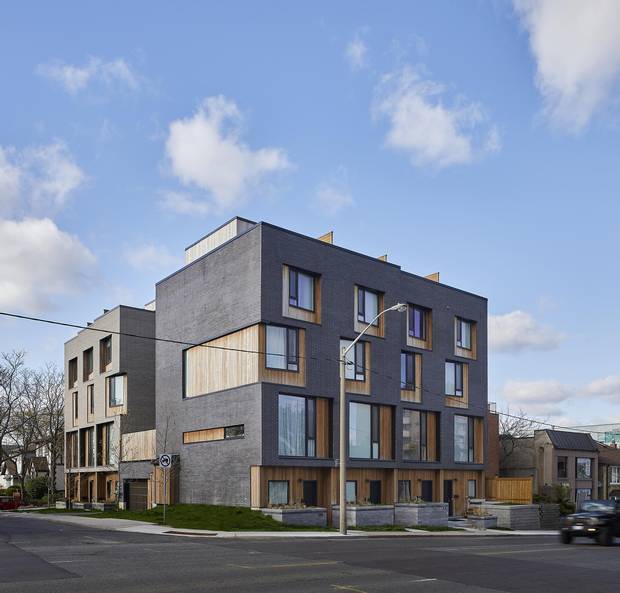 538 Eglinton East, near Bayview, built a year ago by Mazenga Building Group with a design team led by Jodi and Andrew Batay-Csorba of Batay-Csorba Architects, assisted by Turner Fleischer Architects