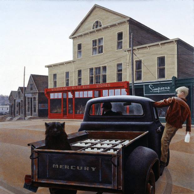 Milk Truck, by Alex Colville (1920-2013).