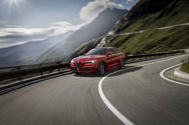 The car is named after the twisting Stelvio Pass in the Italian Alps.