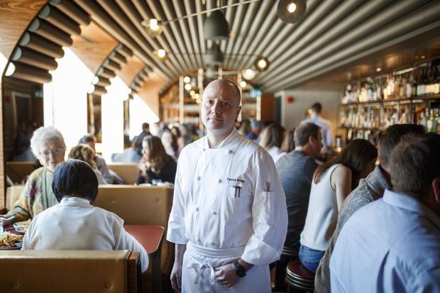 Aloette chef Patrick Kriss poses for a portrait at the Toronto restaurant.