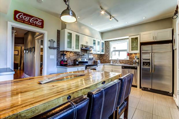 Thanks to a previous owner, Darren and Dominique Raycroft didn’t have to do a kitchen renovation.