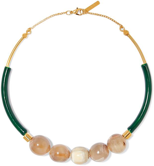 Marni necklace, $650 (U.S.) through www.net-a-porter.com.