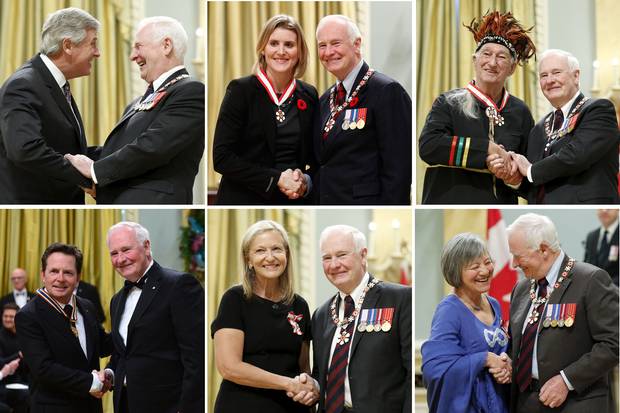 Mr. Johnston has awarded tens of thousands of honours, medals and special commemorations during his tenure, inducting people into the Order of Canada and issuing Governor-General’s Performing Arts Awards.