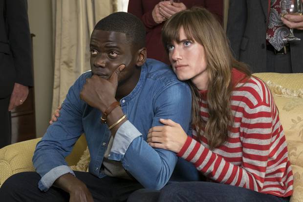 Chris (Daniel Kaluuya) is invited to girlfriend Rose’s (Allison Williams) family estate in Get Out, finding a sinister reason for the invitation.