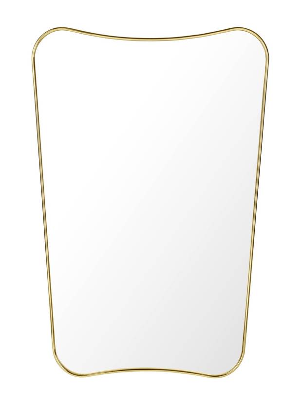 Gio Ponti rectangular wall mirror by Gubi (Half-Length), $2,238 at The Modern Shop (themodernshop.com).