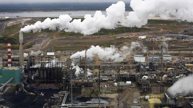 The processing facility at the Suncor tar sands operations near Fort McMurray, Alta. Balancing the needs of a resource-based economy while also trying to combat climate change will be one of Trudeau’s great conundrums.