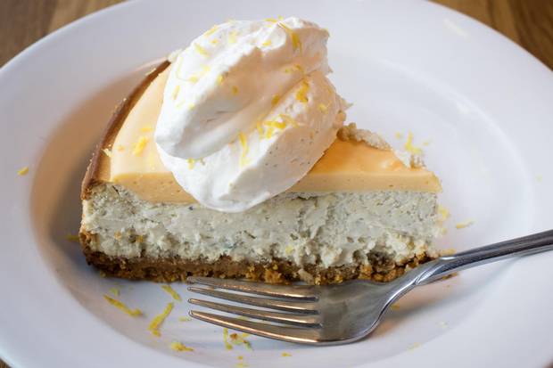 The Eden's blue-cheese cheesecake.