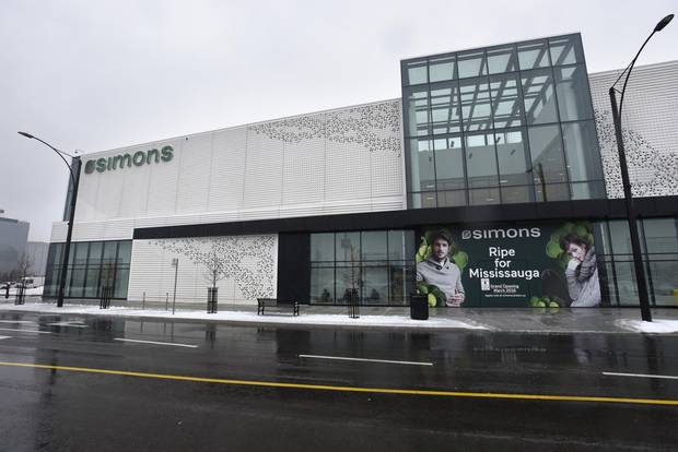 The Square One store in Mississauga is Simons' first foray into the Ontario market.
