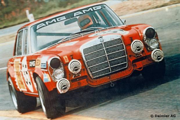 The success of the 1970 Mercedes-Benz 300SEL, nicknamed die Rote Sau, boosted AMG's demand for racing engines.
