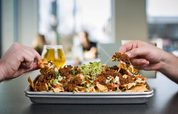 Bells & Whistles serves up classic pub fare, such as nachos.