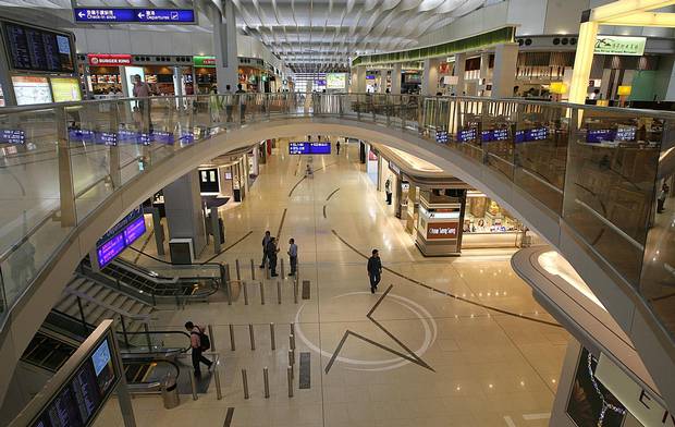 Terminal 2 is the smaller of Hong Kong International Airport's two terminals.