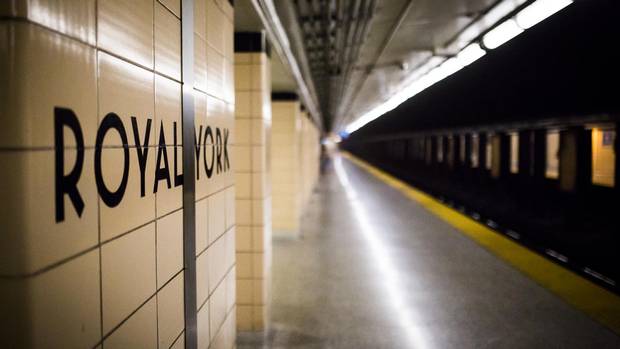 Toronto, Ontario - July 20, 2017 -- -- The Royal York subway stop is seen in Toronto, Thursday July 20, 2017.